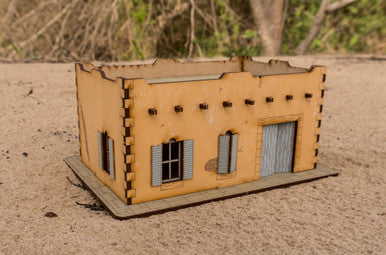 Pre Painted 28mm Middle Eastern Building - 28MPNT093amz (Online Order Only)