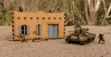 Pre Painted 28mm Middle Eastern Building - 28MPNT093amz (Online Order Only)