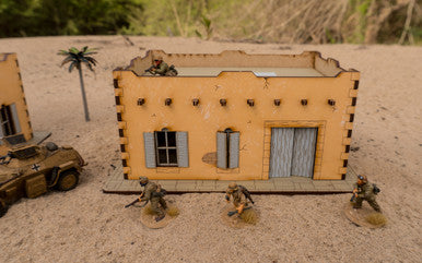 Pre Painted 28mm Middle Eastern Building - 28MPNT093amz (Online Order Only)