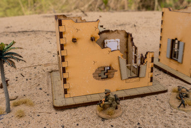 Pre Painted 28mm Middle Eastern Building - 28MPNT099amz (Online Order Only)