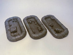 Inflatable Boat (Schlauchboot) With Bits of Cargo (3/pk) - 28MSCE021 (Online Order Only)