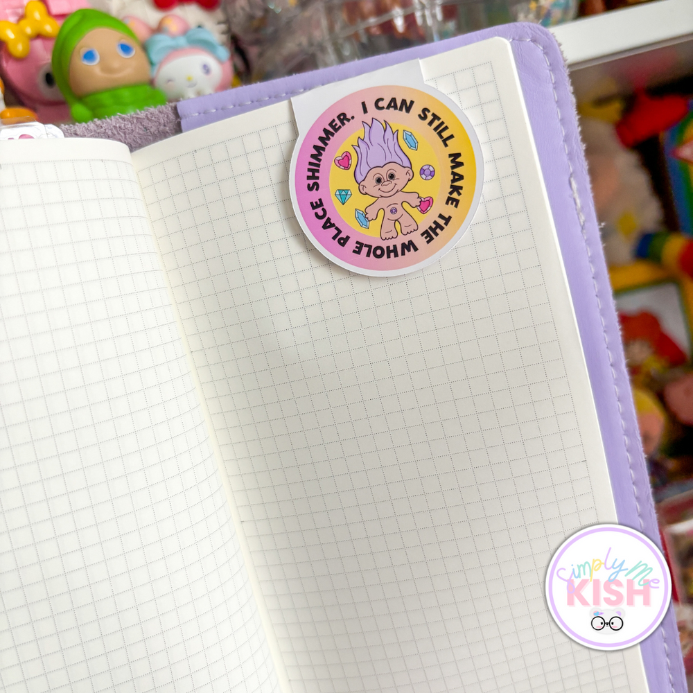 Bejeweled Trolls  | Magnetic Bookmark (ONLINE ORDER ONLY)