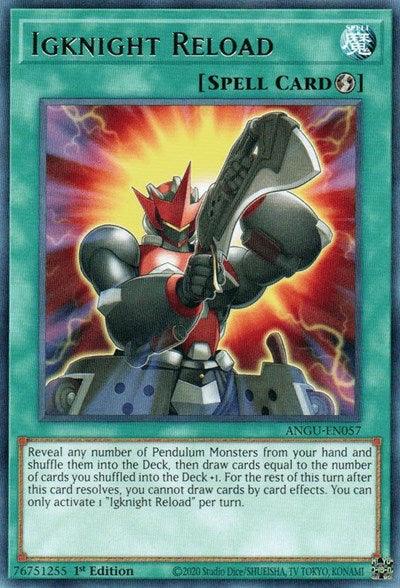 Igknight Reload (Rare) [ANGU-EN057] Rare (ONLINE ORDER ONLY)