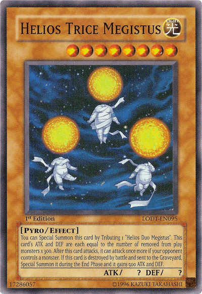 Helios Trice Megistus [LODT-EN095] Super Rare (ONLINE ORDER ONLY)