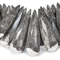 28x10-40x11mm Cave Jasper Elongated Pear Briolette (ONLINE ORDER ONLY)