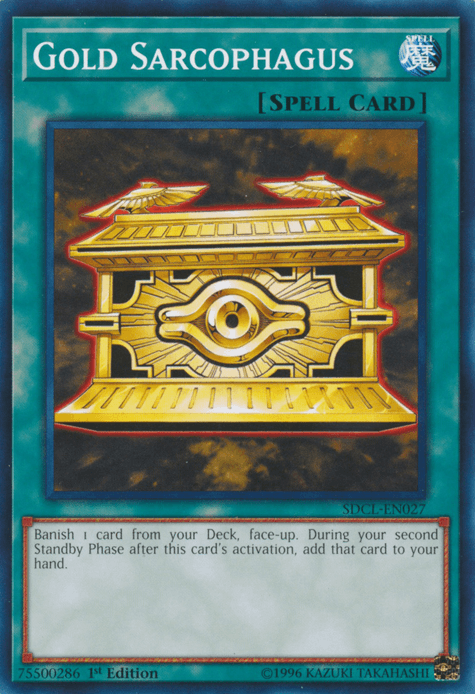 Gold Sarcophagus [SDCL-EN027] Common (ONLINE ORDER ONLY)