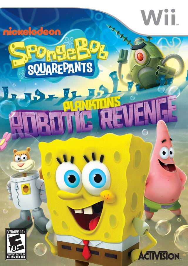 Spongebob Squarepants Plankton's Robotic Revenge (Nintendo Wii) (Online Order Only)