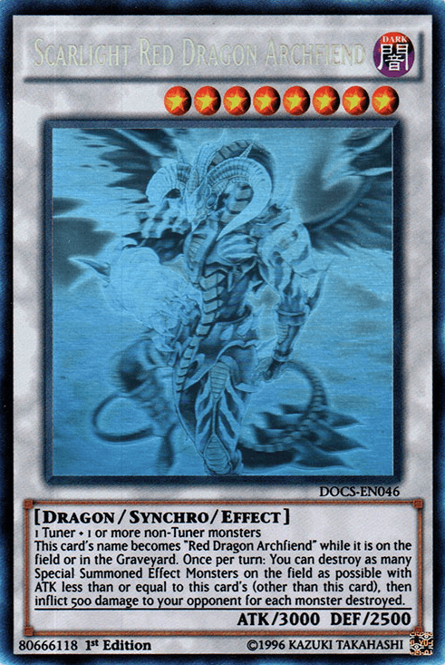 Scarlight Red Dragon Archfiend (Ghost) [DOCS-EN046] Ghost Rare (ONLINE ORDER ONLY)