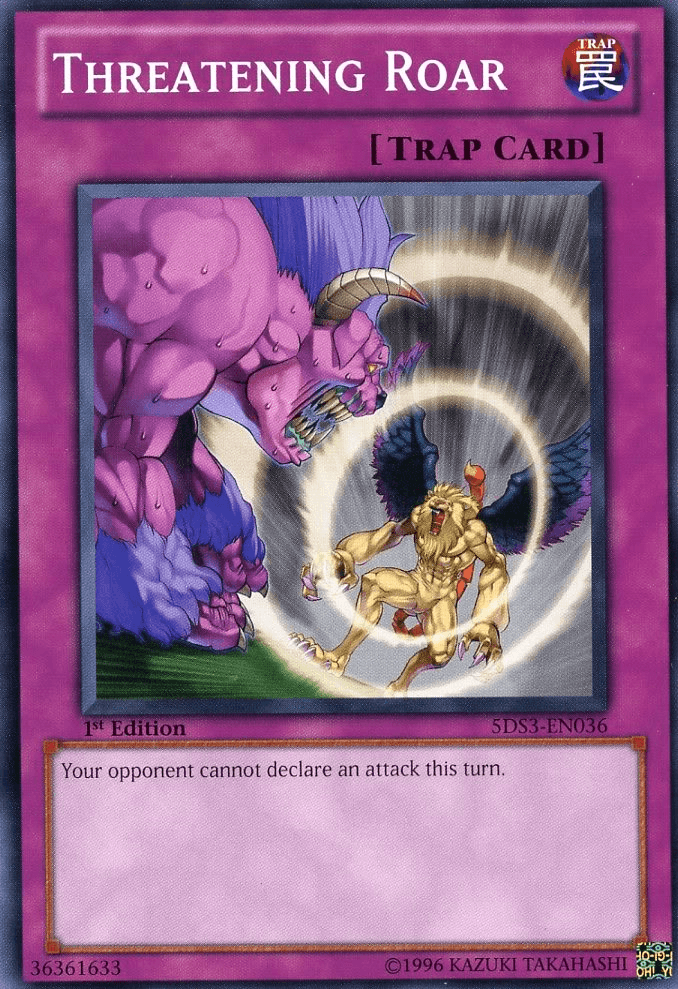 Threatening Roar [5DS3-EN036] Common (ONLINE ORDER ONLY)