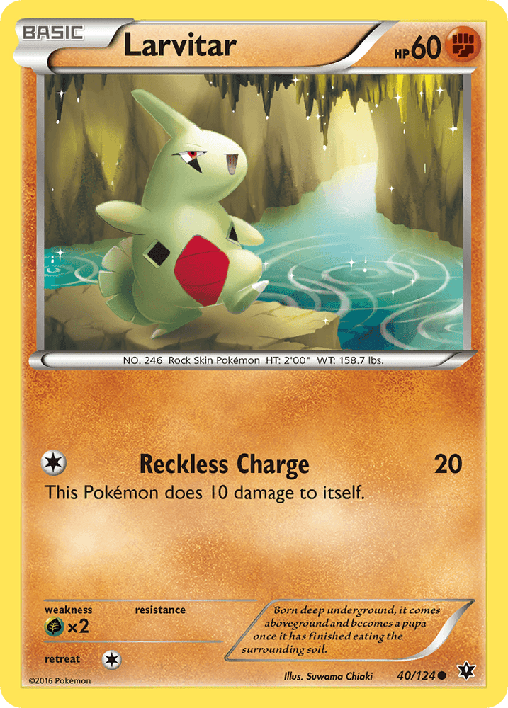 Larvitar (40/124) [XY: Fates Collide] (Online Only)