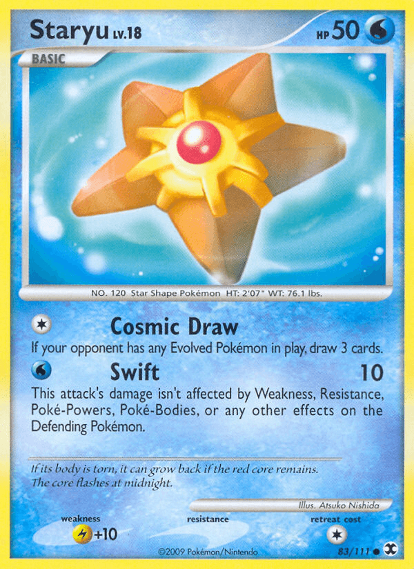 Staryu (83/111) [Platinum: Rising Rivals] (Online Only)