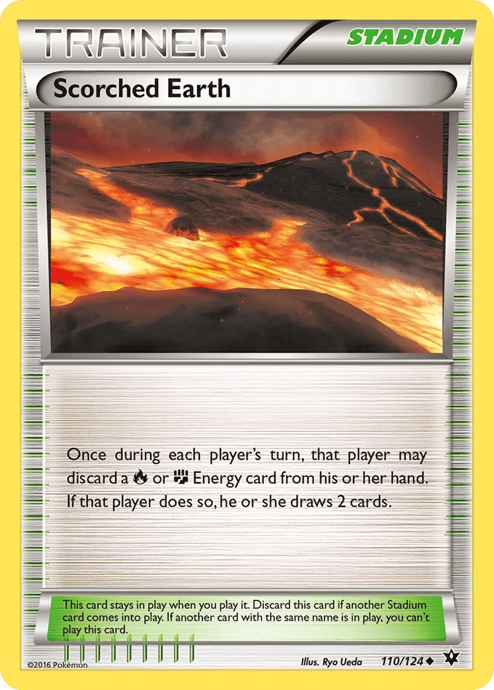 Scorched Earth (110/124) [XY: Fates Collide] (Online Only)