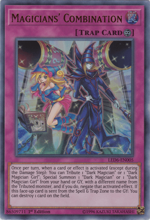 Magicians' Combination [LED6-EN005] Ultra Rare (ONLINE ORDER ONLY)