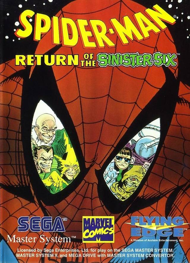 Spider-Man: Return of the Sinister Six (Sega Master System) (ONLINE ORDER ONLY)