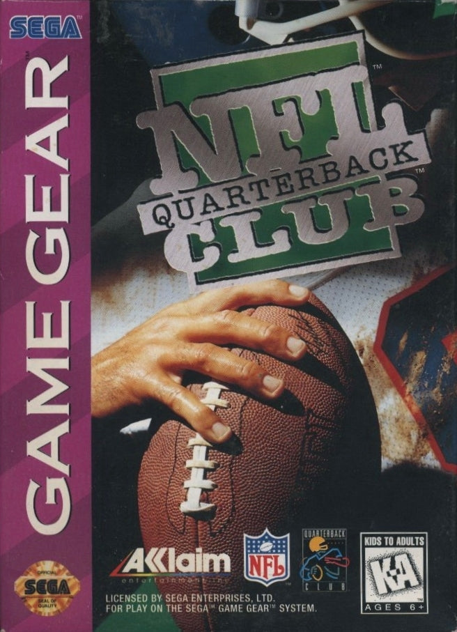 NFL Quarterback Club 95 (Sega Game Gear) (ONLINE ORDER ONLY)