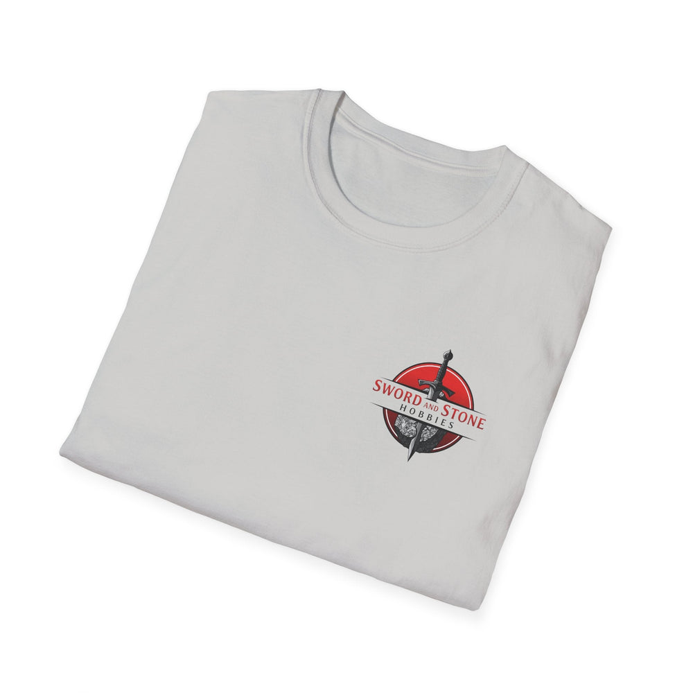 Sword and Stone Hobbies Logo T-Shirt - Ice Grey (ONLINE ORDER ONLY)