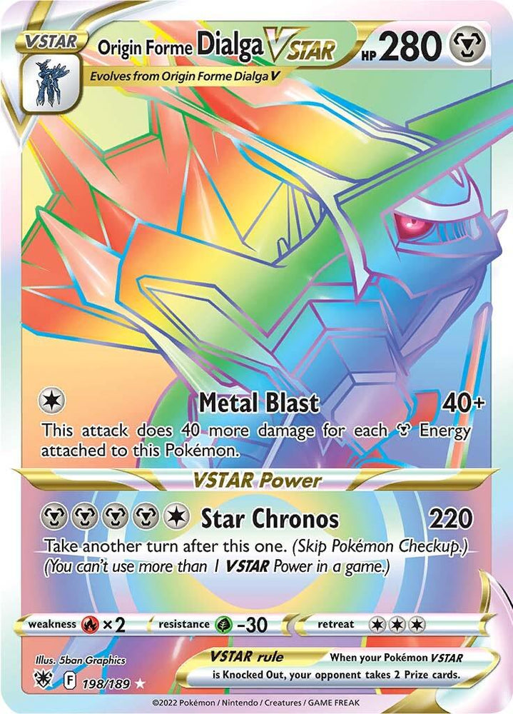 Origin Forme Dialga VSTAR (198/189) [Sword & Shield: Astral Radiance] (Online Only)