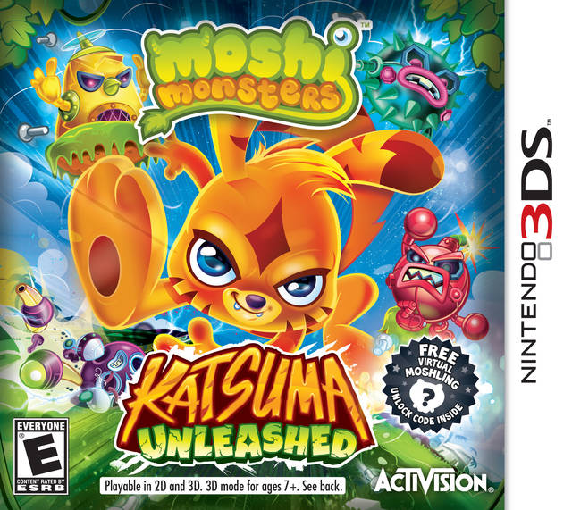 Moshi Monsters: Katsuma Unleashed (Nintendo 3DS) (ONLINE ORDER ONLY)