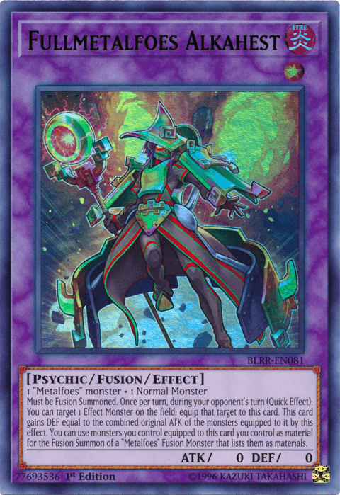 Fullmetalfoes Alkahest [BLRR-EN081] Ultra Rare (ONLINE ORDER ONLY)