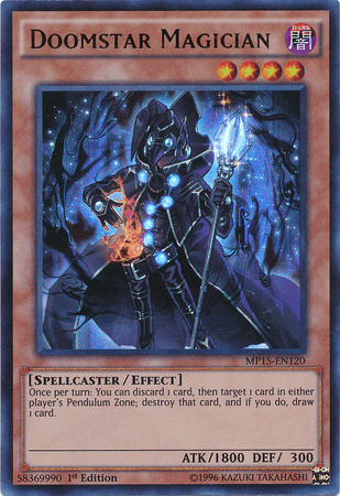 Doomstar Magician [MP15-EN120] Ultra Rare (ONLINE ORDER ONLY)