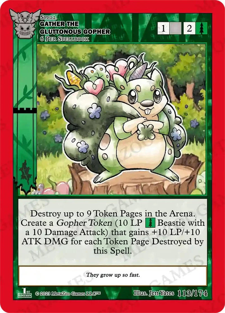 Gather the Gluttonous Gopher [Native: First Edition] (ONLINE ORDER ONLY)