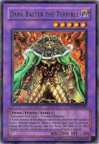 Dark Balter the Terrible [HL03-EN007] Parallel Rare (ONLINE ORDER ONLY)