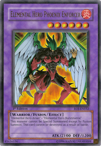 Elemental Hero Phoenix Enforcer [EOJ-EN032] Ultra Rare (ONLINE ORDER ONLY)