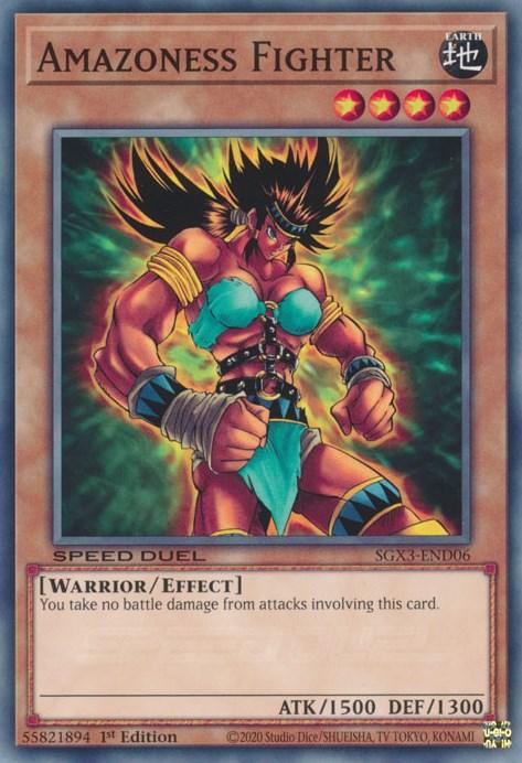 Amazoness Fighter [SGX3-END06] Common (ONLINE ORDER ONLY)