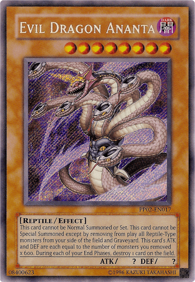 Evil Dragon Ananta [PP02-EN017] Secret Rare (ONLINE ORDER ONLY)