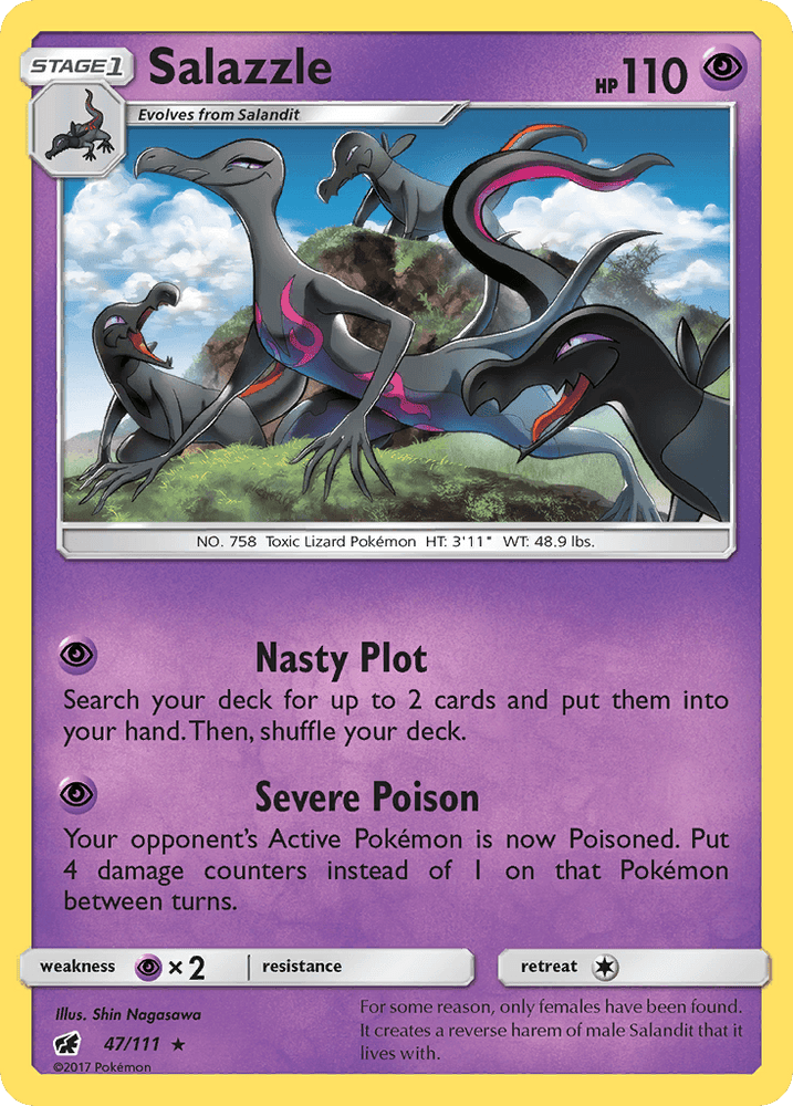 Salazzle (47/111) [Sun & Moon: Crimson Invasion] (Online Only)
