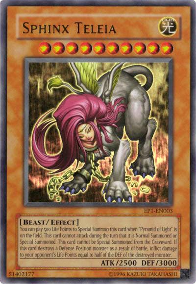 Sphinx Teleia [EP1-EN003] Ultra Rare (ONLINE ORDER ONLY)