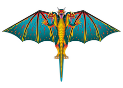 3 Headed Ultra Nylon 74 inch Wingspan Dragon (ONLINE ORDER ONLY)