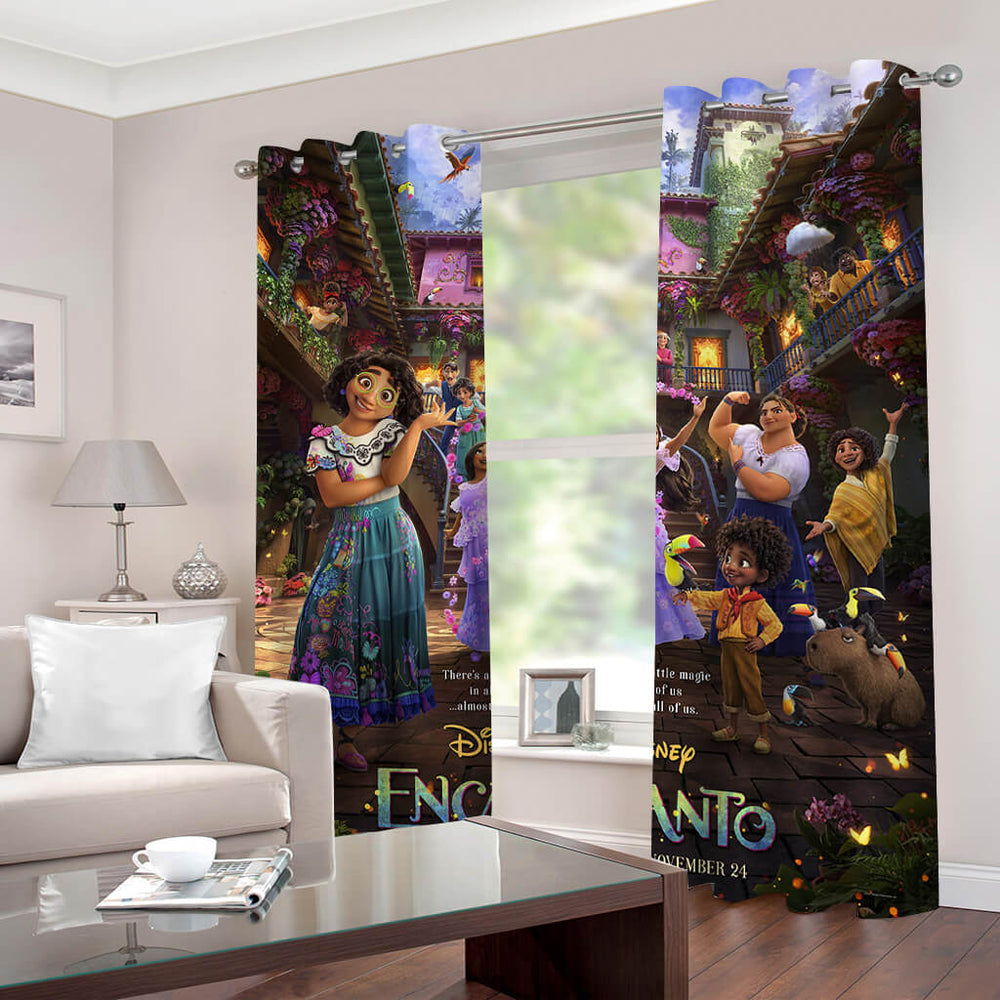 2 Panels Encanto Curtains Blackout Window Drapes for Room Decoration (Online Order Only)