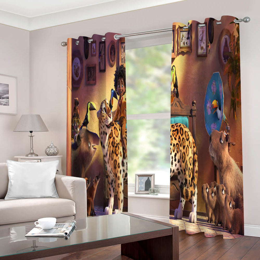 2 Panels Encanto Curtains Blackout Window Drapes for Room Decoration (Online Order Only)