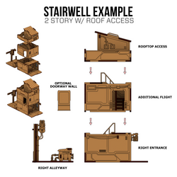 Xiguan  Components - Stairwell (ONLINE ORDER ONLY)