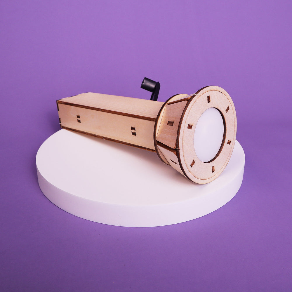 Hand-Crank Flashlight DIY Kit, Educational STEM Toy (ONLINE ORDER ONLY)