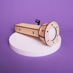 Hand-Crank Flashlight DIY Kit, Educational STEM Toy (ONLINE ORDER ONLY)