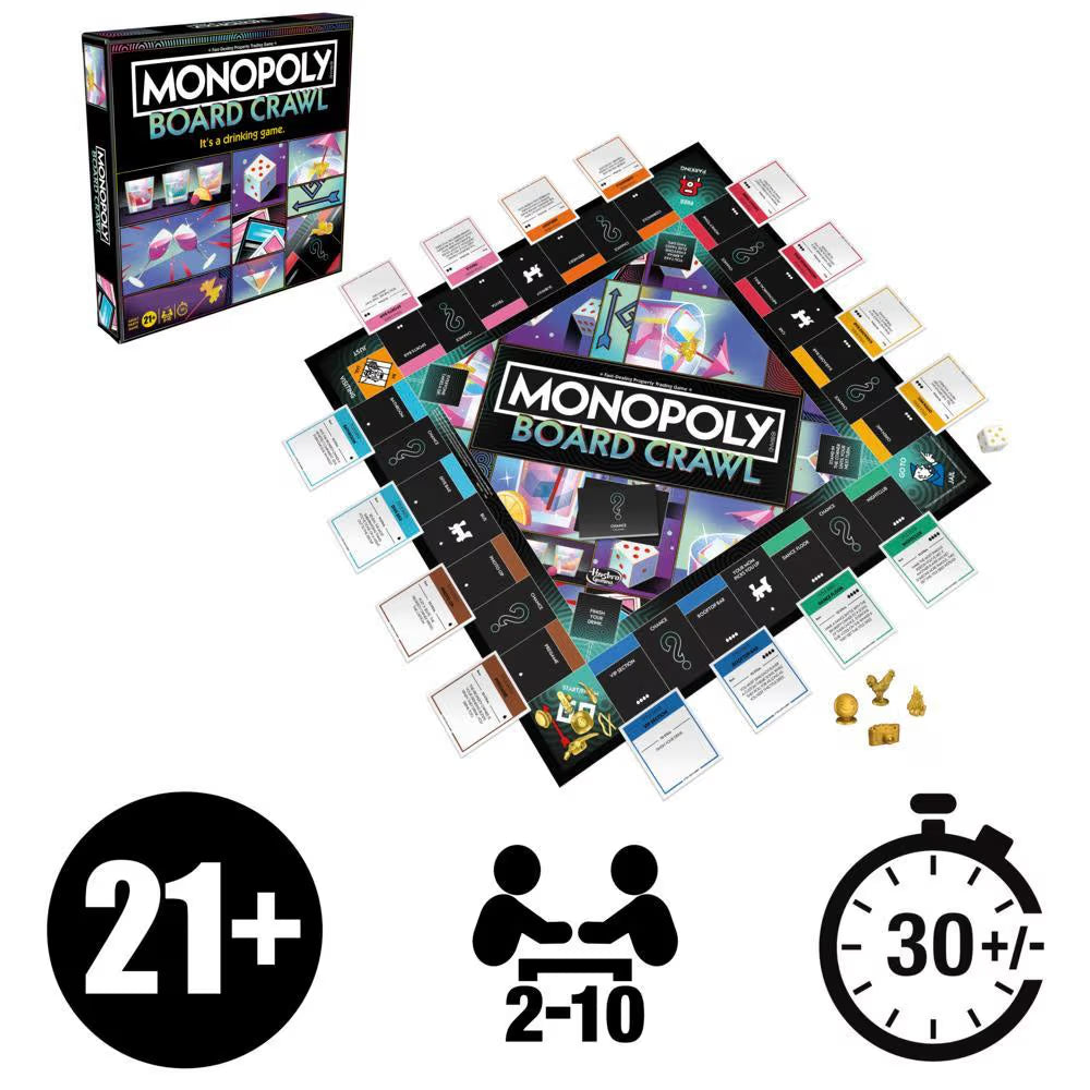 Monopoly Board Crawl (ONLINE ORDER ONLY)