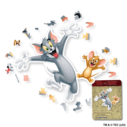 Cheerful Tom & Jerry Wooden Jigsaw Puzzle (Online Order Only)