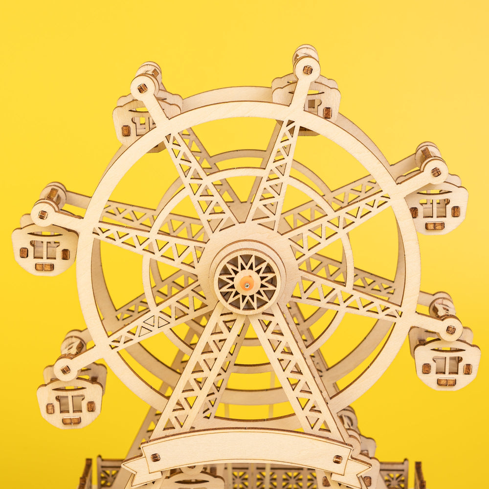 DIY Wooden Ferris Wheel Music Box Kit (ONLINE ORDER ONLY)