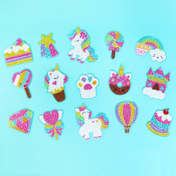 Adorable Keychains Diamond Art Kit – Unicorn (Set of 15) (ONLINE ORDER ONLY)