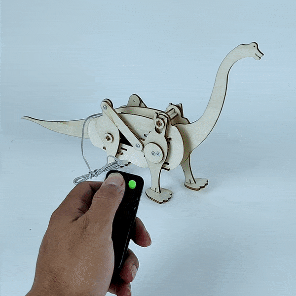 Dinosaur Robot Brachiosaurus DIY Kit, Educational STEM Toy (ONLINE ORDER ONLY)