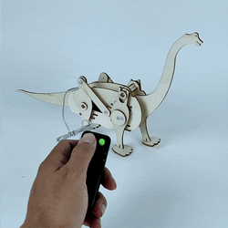 Dinosaur Robot Brachiosaurus DIY Kit, Educational STEM Toy (ONLINE ORDER ONLY)