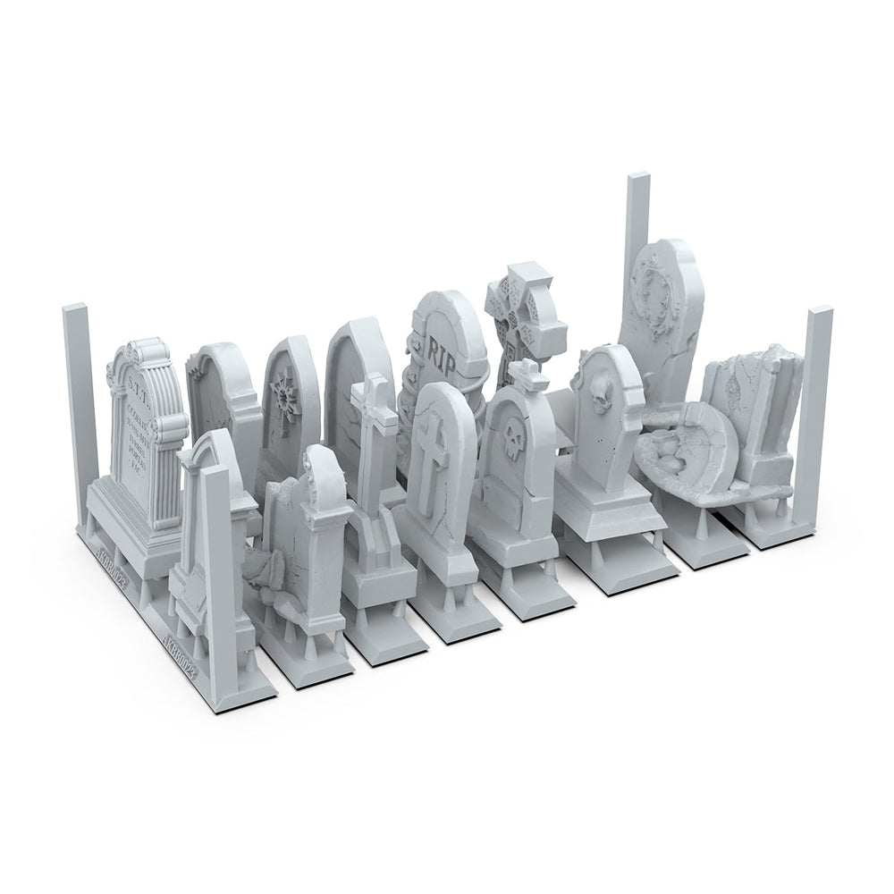 AK Interactive Basing Bits: Tombstones (14 Pieces) (ONLINE ORDER ONLY)