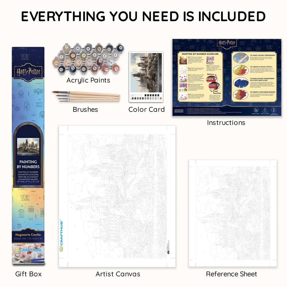 Hogwarts Castle - Paint By Numbers Kit (ONLINE ORDER ONLY)
