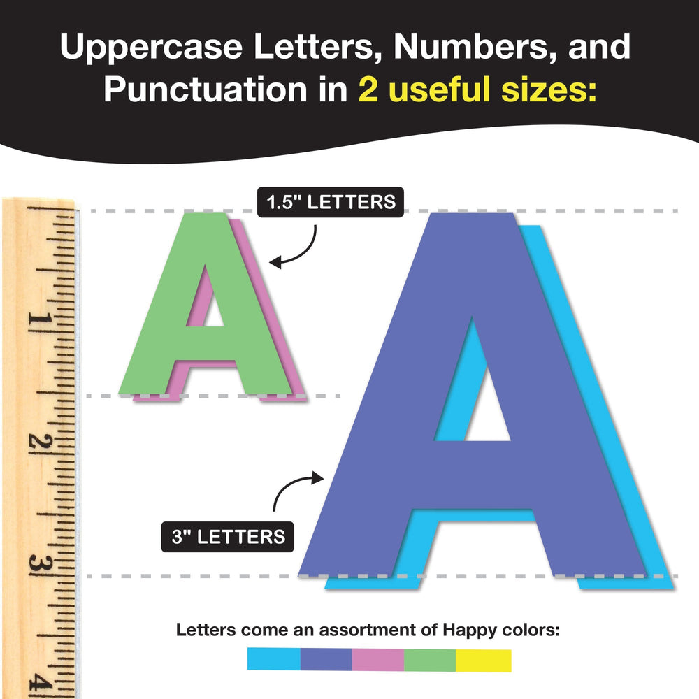 Bulletin Board Letters Combo – 2 Sizes (ONLINE ORDER ONLY)