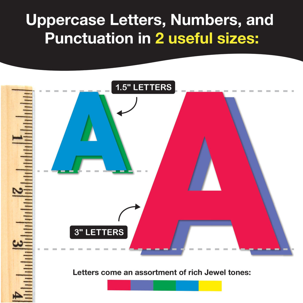 Bulletin Board Letters Combo – 2 Sizes (ONLINE ORDER ONLY)