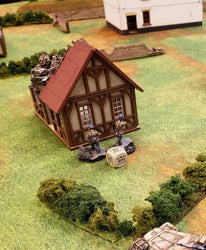 28mm Tudor House, Ruined - 28MMDF622 (Online Order Only)