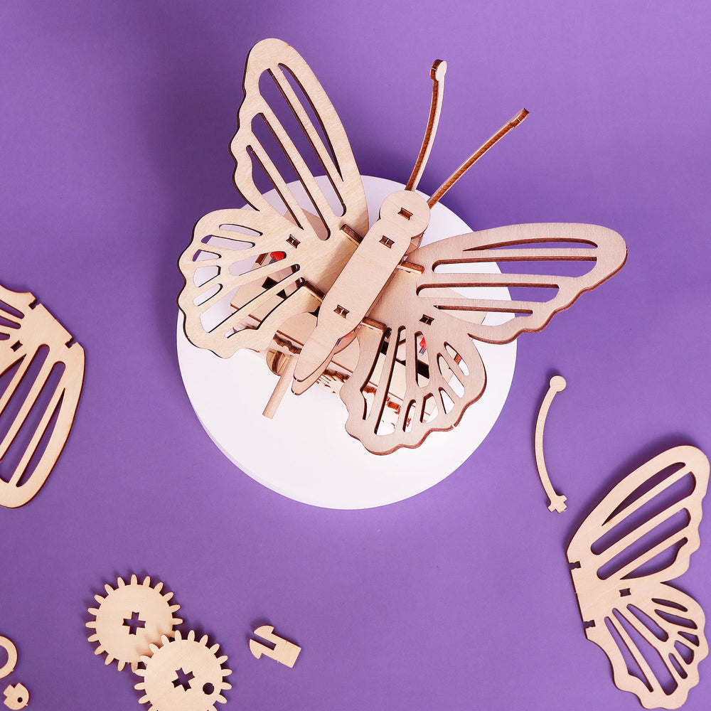 Fluttering Butterfly DIY Kit, Educational STEM Toy (ONLINE ORDER ONLY)