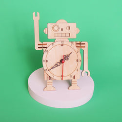 Robot Clock DIY Kit, Educational STEM Toy (ONLINE ORDER ONLY)